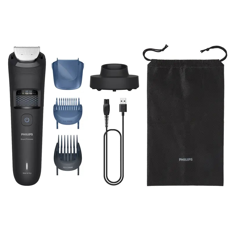 Philips Bartschneider Serie 5000, Bartprofilierung mit einem Bartschneider Haartrimmer Haarkollektor