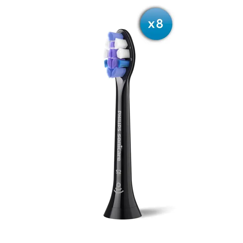Philips Sonicare Proresults Sonicare-Köpfe Schwarz, 8er-Pack
