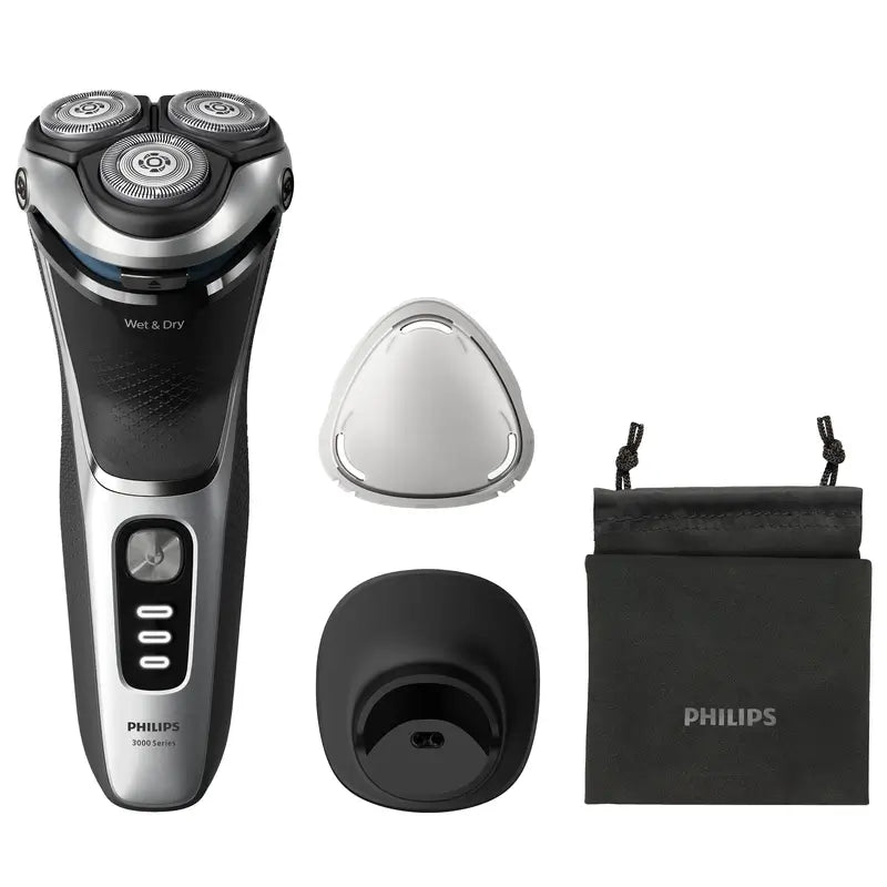Philips Rasierer Serie 3000 Nass & Trocken Comfortcut, 4D-Köpfe
