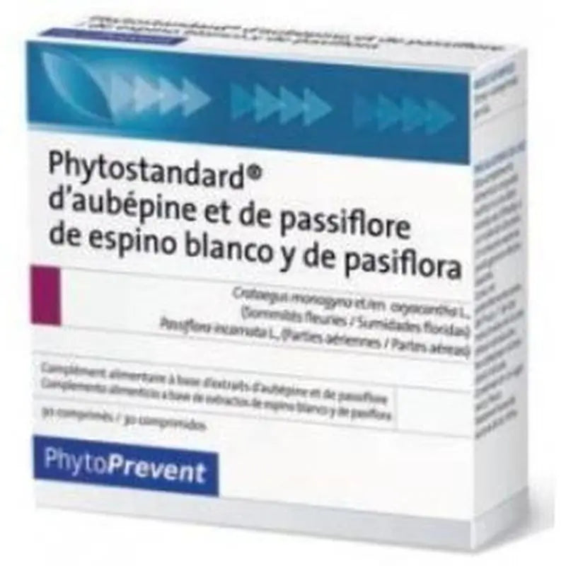 Pileje Phytostandard Hawthorn-Pasiflora 30 Tablets