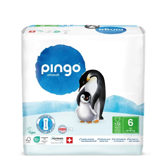 Pingo Ökologische Windeln Größe 6 (13-18 Kg), 32 Stück