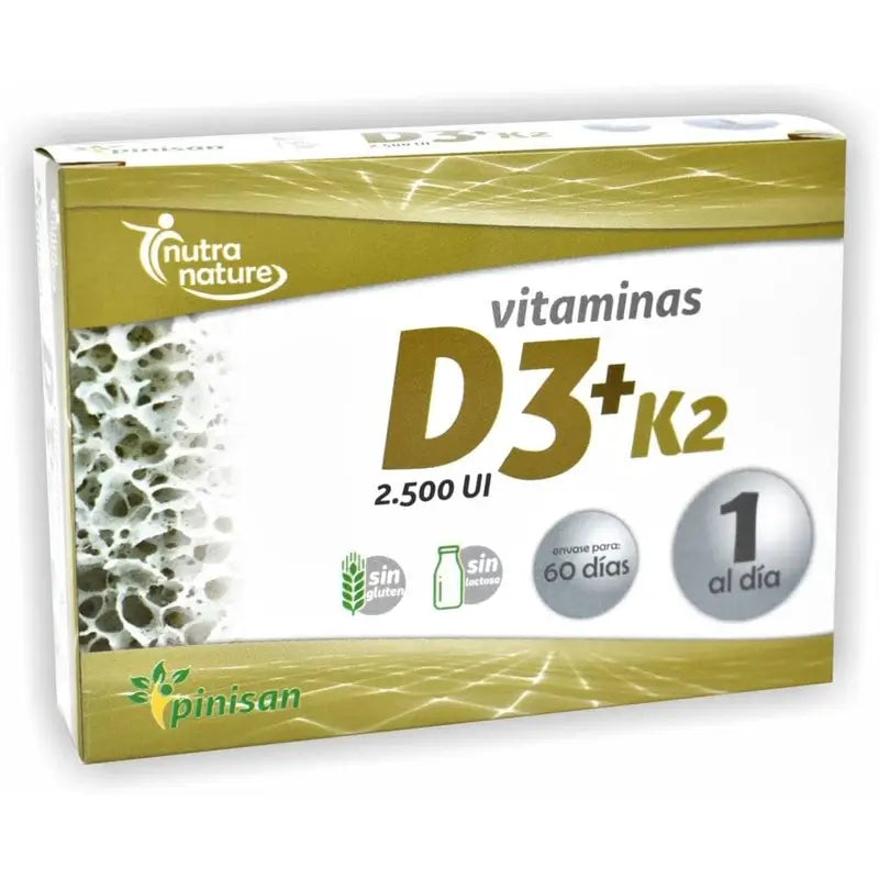 Pinisan D3+K2 Nutranature , 60 Kapseln