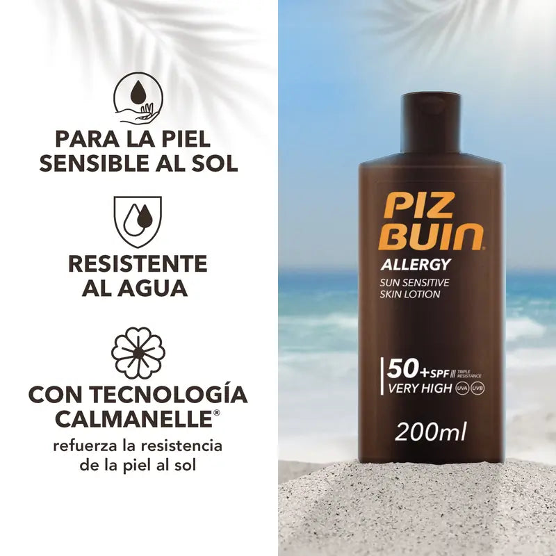 Piz Buin Allergie Körper-Sonnenschutz SPF50, 200 ml