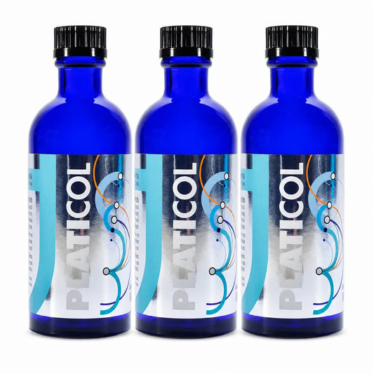 Plantis Platicol Colloidal Silver 20 ppm, 100 ml, pack of 3