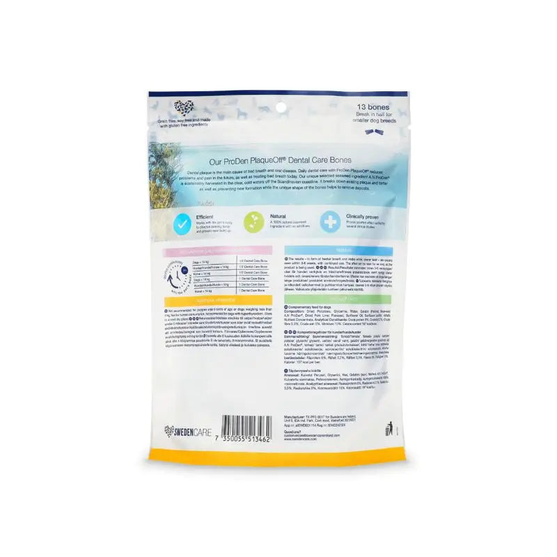 Plaqueoff Dental Care Bones Veggie Bacon 485 gr, Hundesnack
