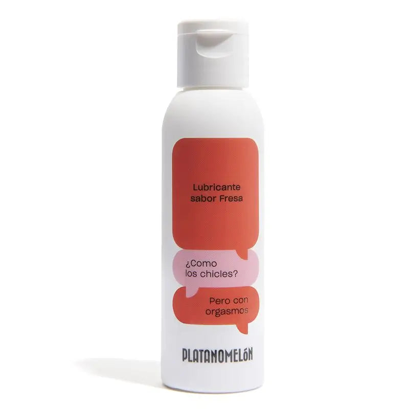 Platanomelon Strawberry Flavoured Lubricant, 50 ml