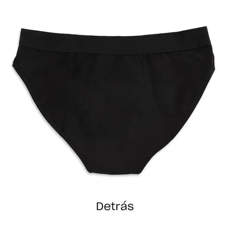 Platanomelon Kiwitas Classic Sporty Menstruationshöschen Schwarz / Xxl