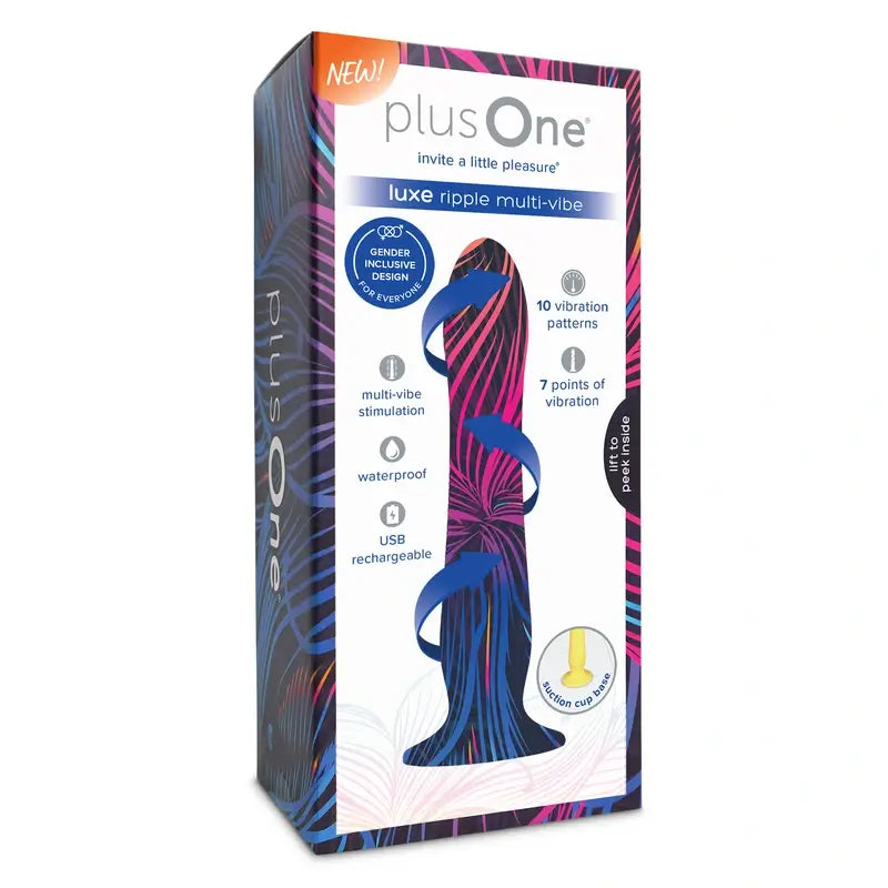 Plusone Luxe Ripple Multi-Vibe , 1 Stück.