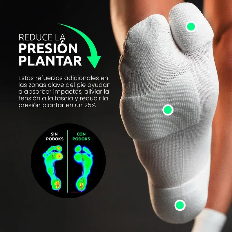 Podoks Komfort Socken H3 Weiß