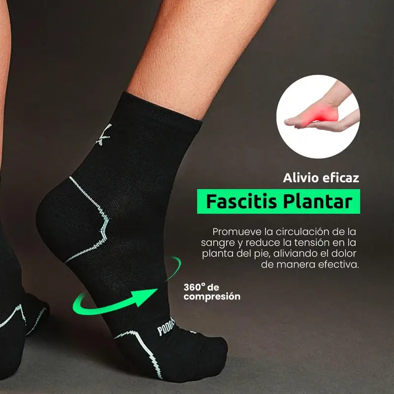 Podoks Metatarsalgie Socken Schwarz