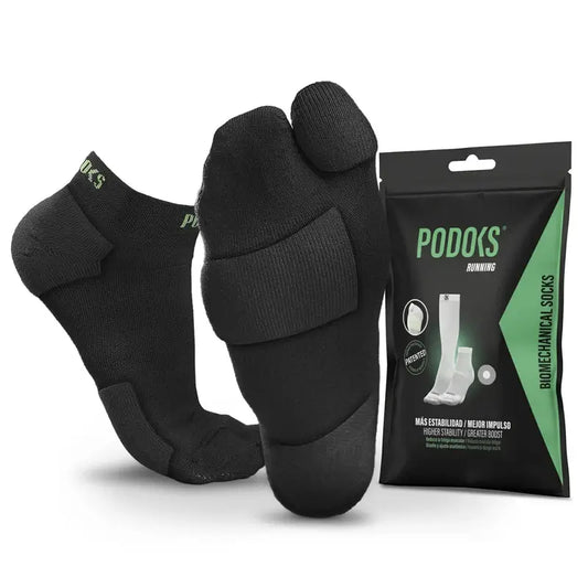 Podoks Running Socken Ankle H2 Schwarz