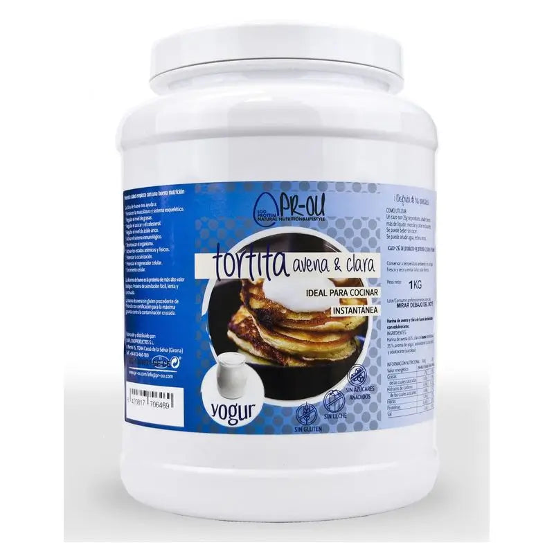 Pr-Ou Clear+Haferflocken Joghurt-Geschmack Pfannkuchen 1Kg. Sg