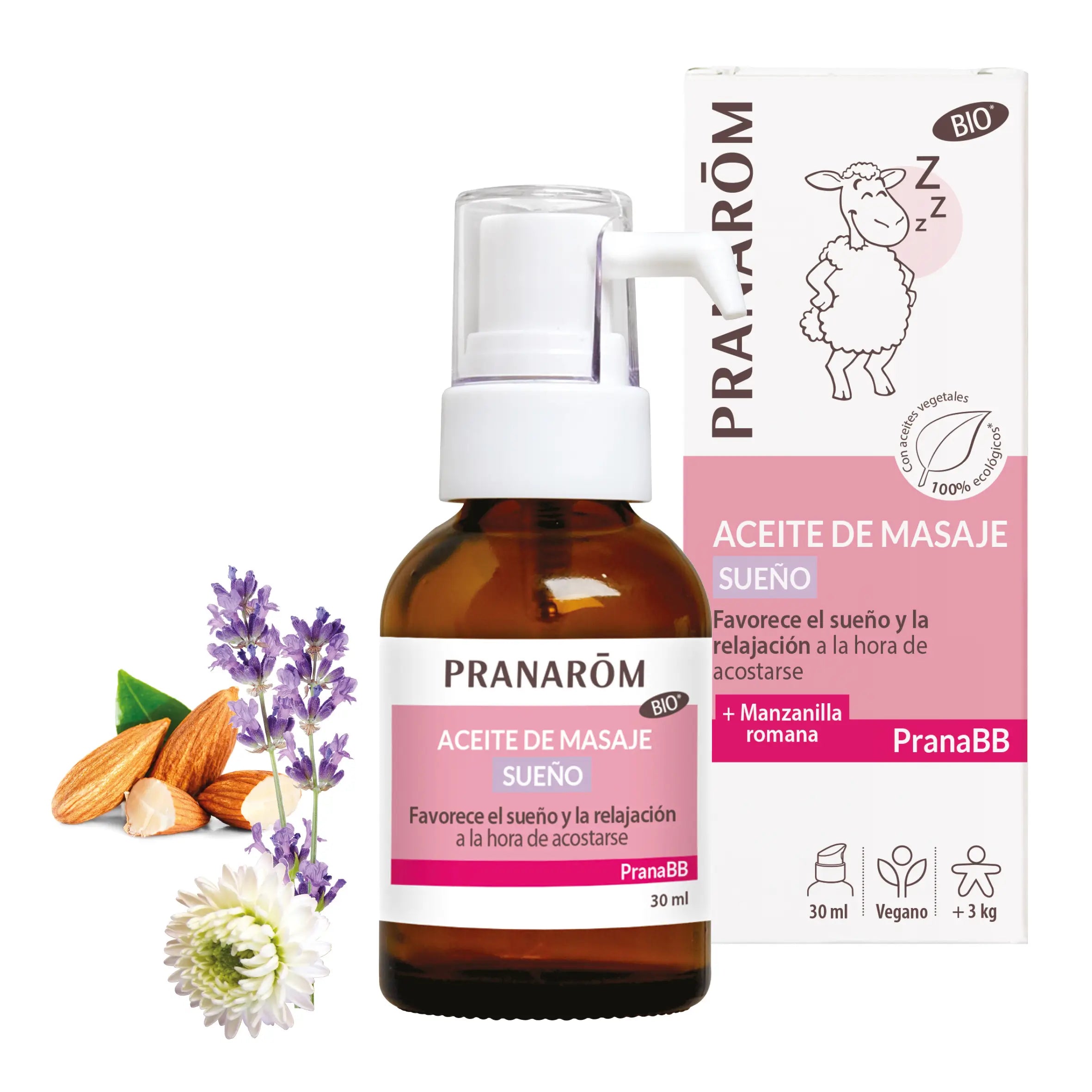 Pranarom PranaBB Sleep Massage Oil, 30ml