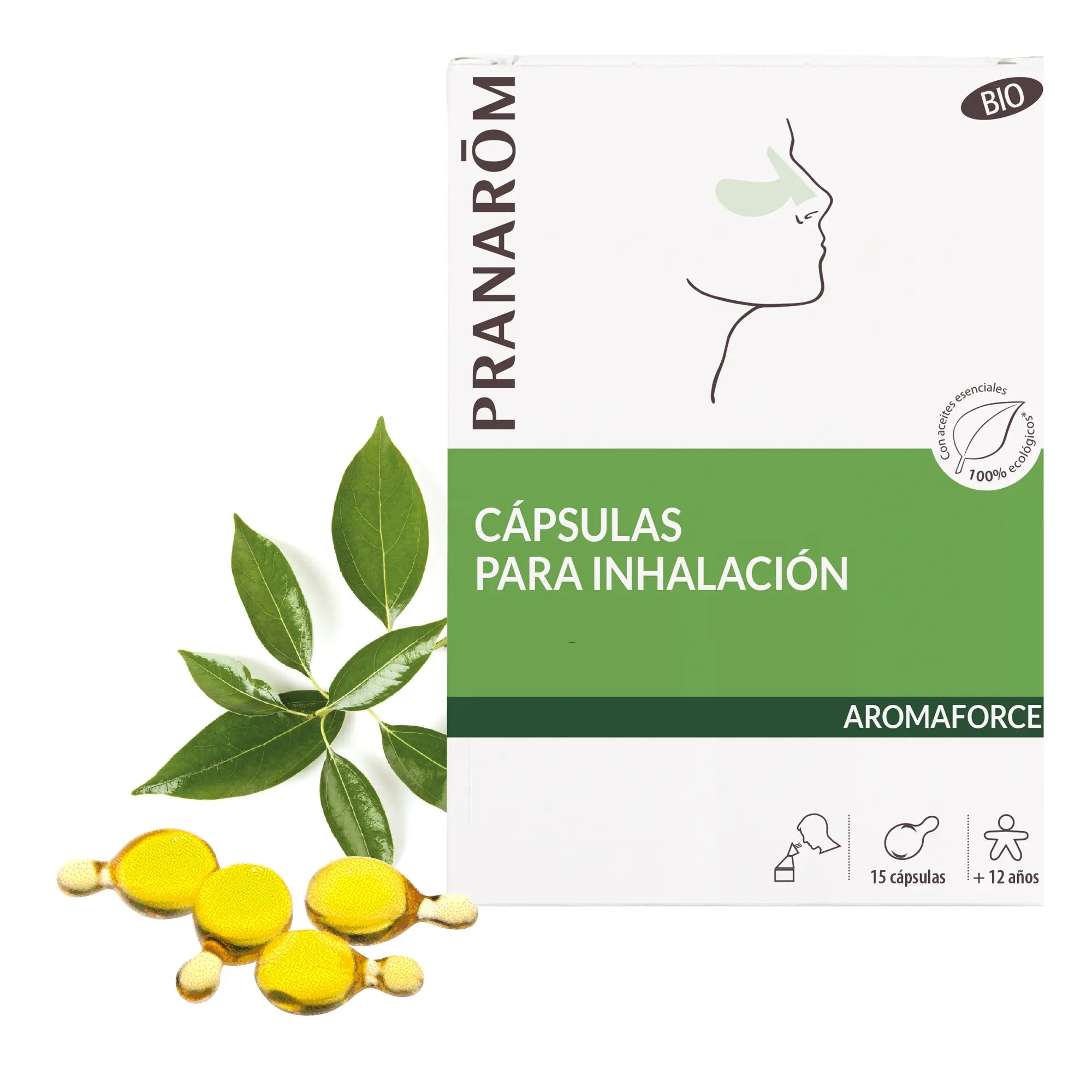 Pranarom Aromaforce Inhalation Capsules, 15 capsules
