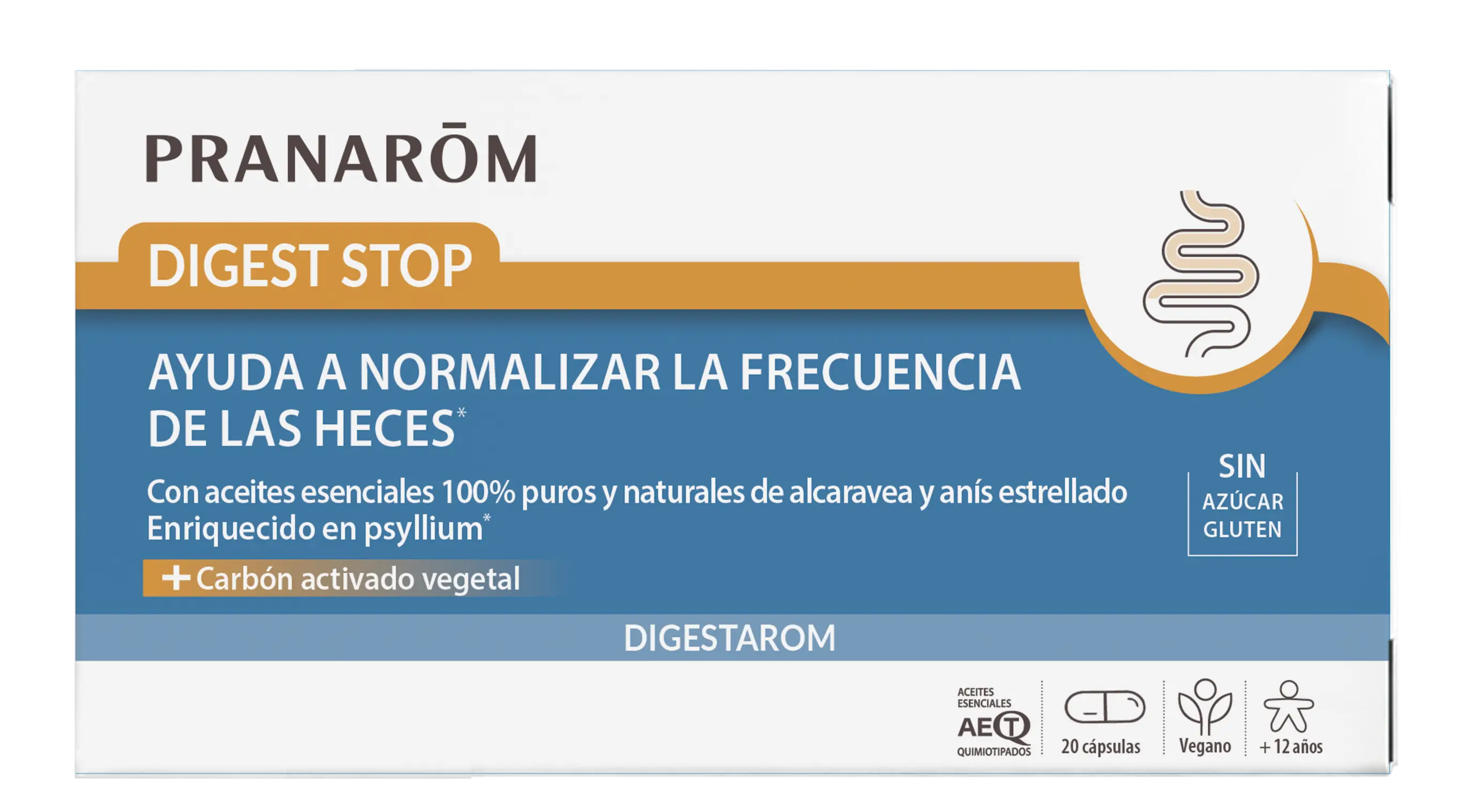 Pranarom Digestarom Digest Stop, 20 capsules