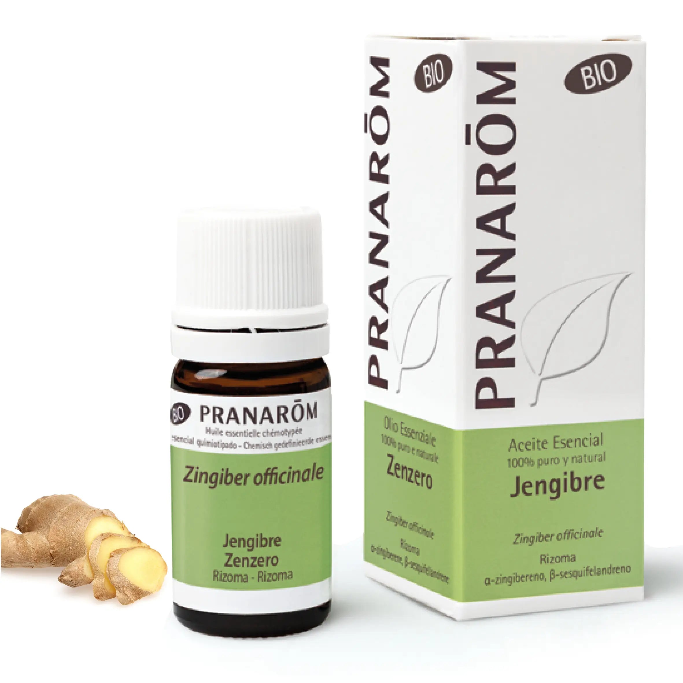 Pranarom Essential Oil Ginger Bio, 5ml