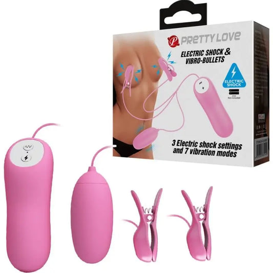 Pretty Love Vibrating Tweezers with Eletroshock Pink