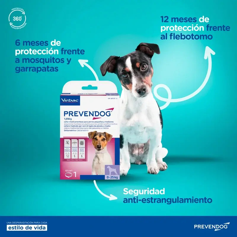 Virbac Prevendog Anti-Parasiten Halsband 75 Cm, 1 Einheit