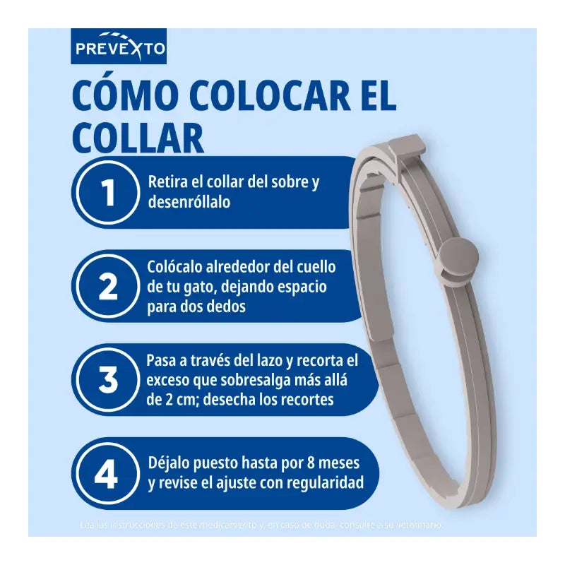 Prevexto Anti-Parasiten-Halsband für Katzen, 38 cm