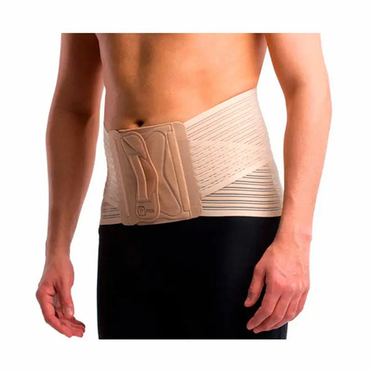 Primspine Care Lumbosacral Support Semi-Rigid Lumbar Crossover Girdle Beige S