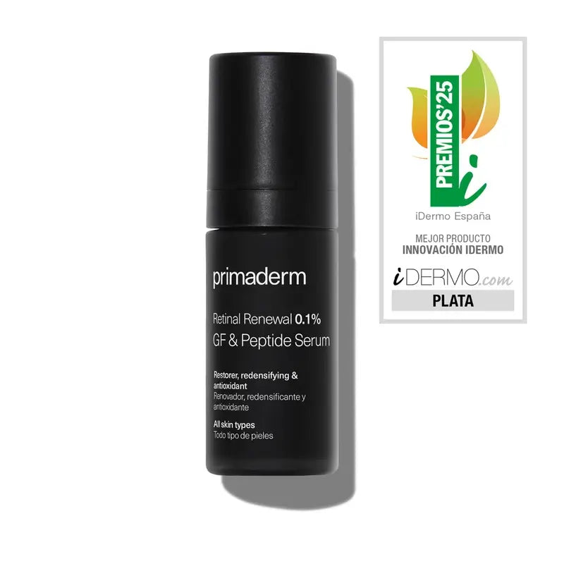 Primaderm Netzhauterneuerung 0,1% Gf & Peptid Serum, 30 ml