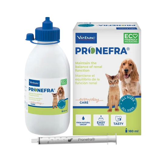 Virbac Pronefra Renal Supplement For Dogs and Cats, 180 ml