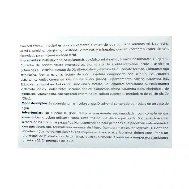 Proxeed Inositol Women, 30 Beutel