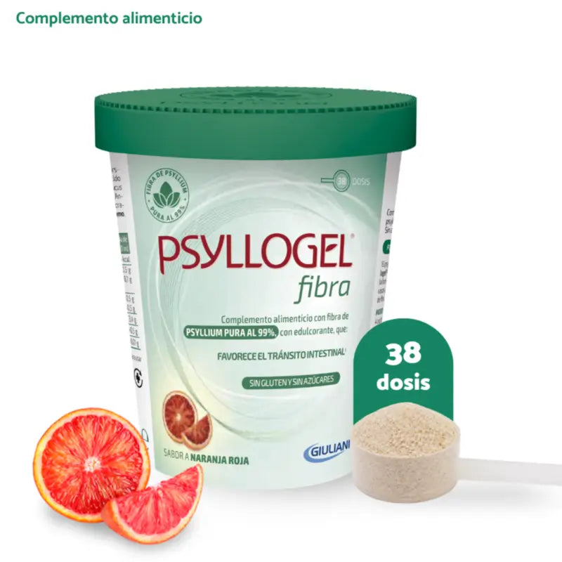 Psyllogel Fibre Rot Orangengeschmack 170 G Dose, 38 Dosen