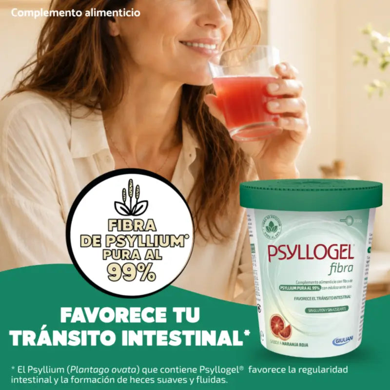 Psyllogel Fibre Rot Orangengeschmack 170 G Dose, 38 Dosen