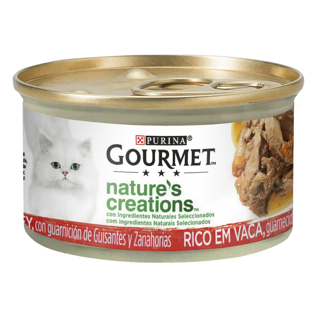 Purina Gourmet Nature Beef 24X85Gr Box wet cat food