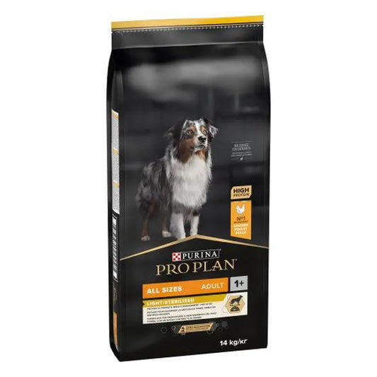 Purina Pro Plan Canine Adult Sterilised Light 3kg, dog food for dogs