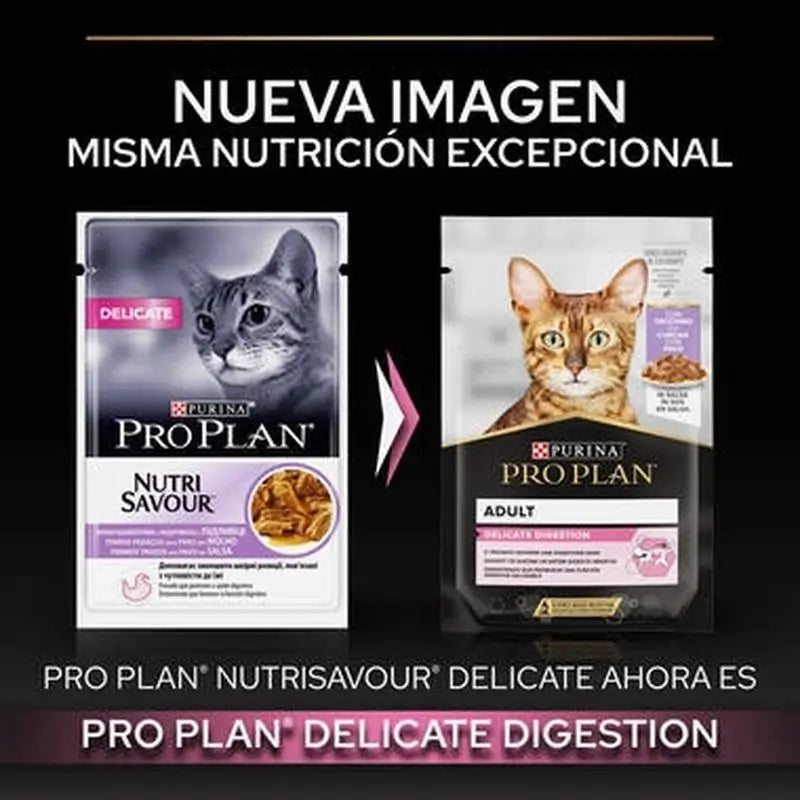Purina Pro Plan Feline Delicate Turkey 26X85Gr, Nassfutter für Katzen