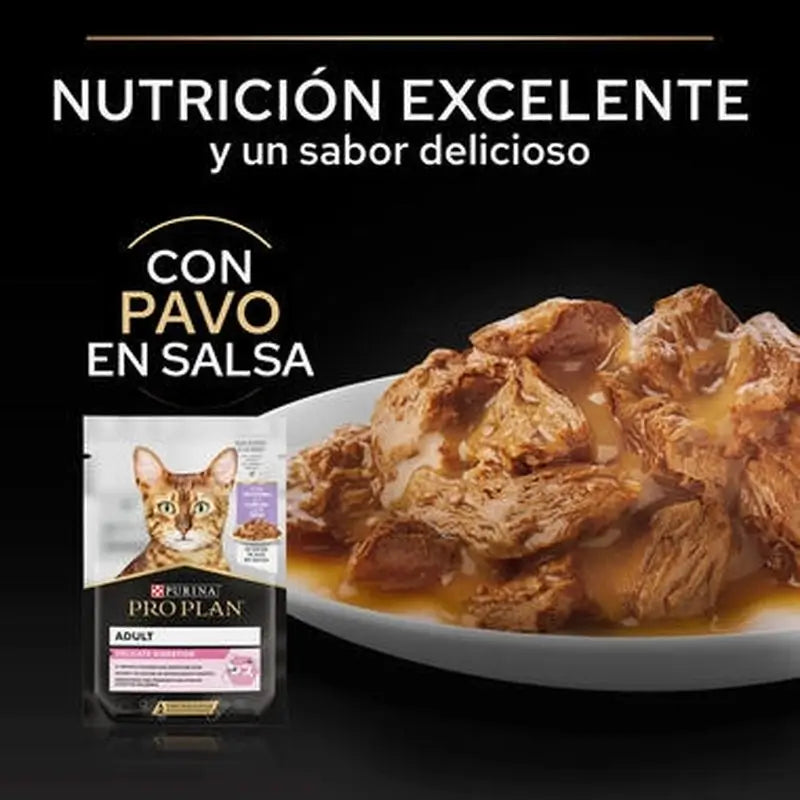 Purina Pro Plan Feline Delicate Turkey 26X85Gr, Nassfutter für Katzen