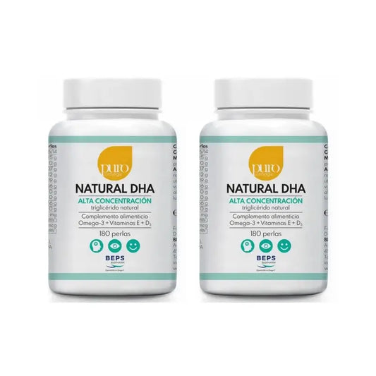 Pure Omega Natural Dha Hohe Konzentration , 2X180 Perlen