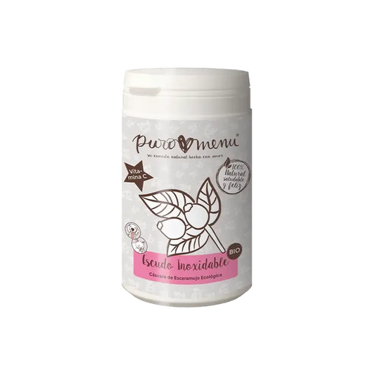 Puromenu Edelstahl-Schild (Hagebutte Peel Bio), 150 g