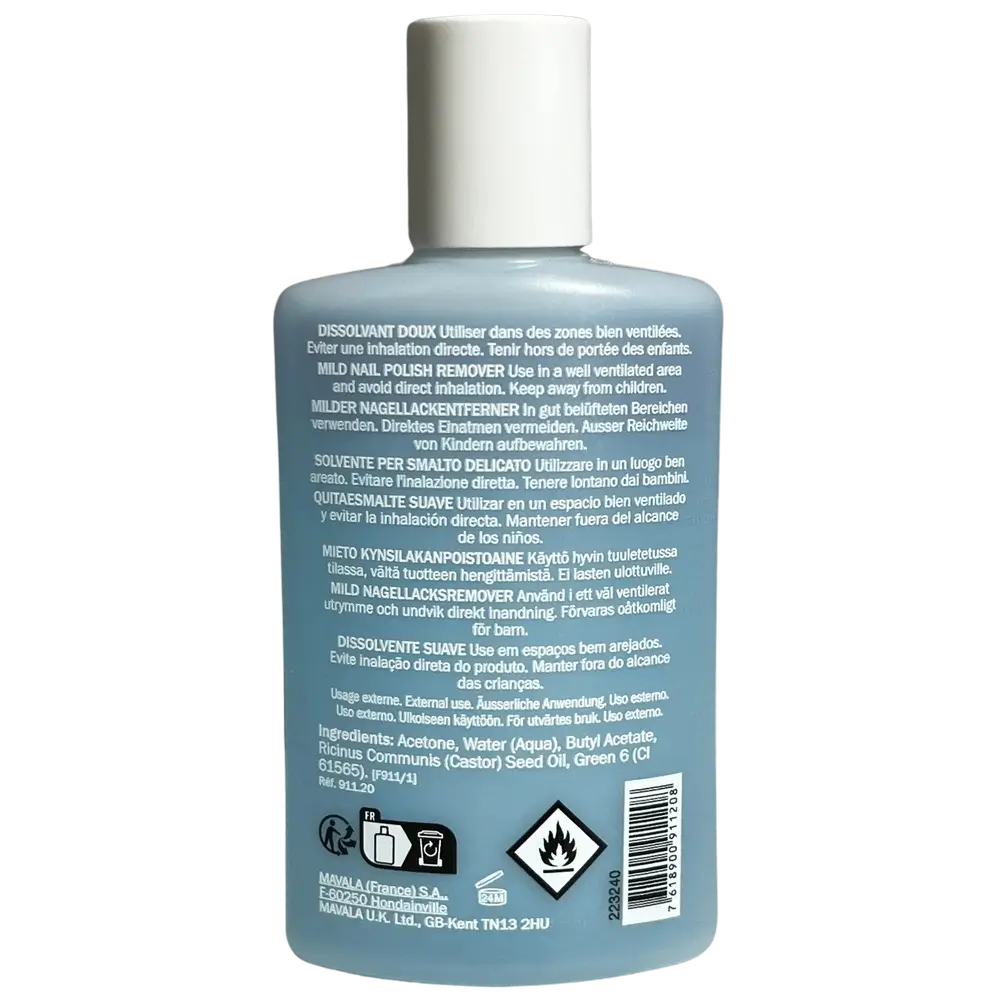 Mavala Nagellackentferner Blau 100 ml