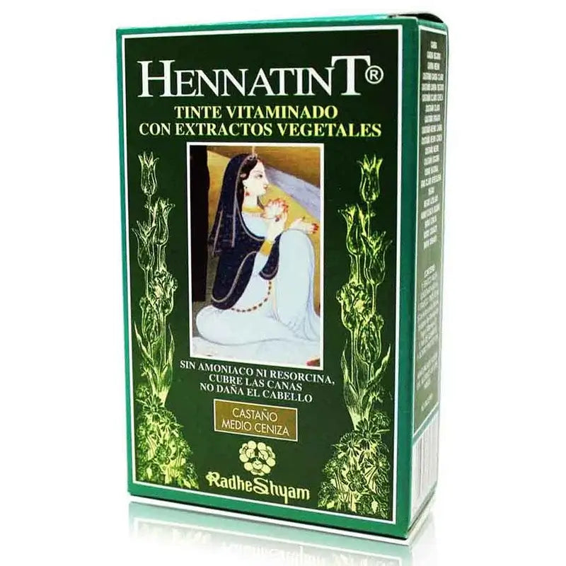 Radhe Shyam Hennatint Medium Aschbraun , 60 ml