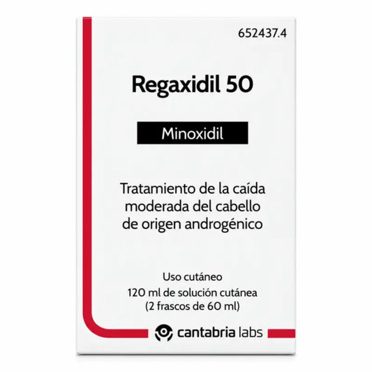 Regaxidil 50 mg/ml Minoxidil-Hautlösung 2 Flaschen à 60 ml