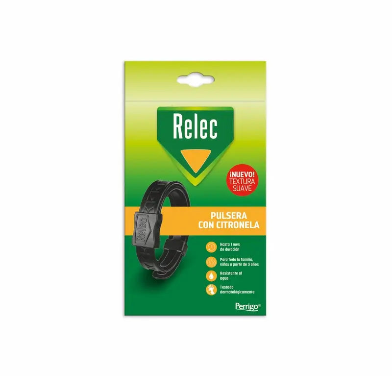 Relec Citronella Mosquito Control Armband Schwarz