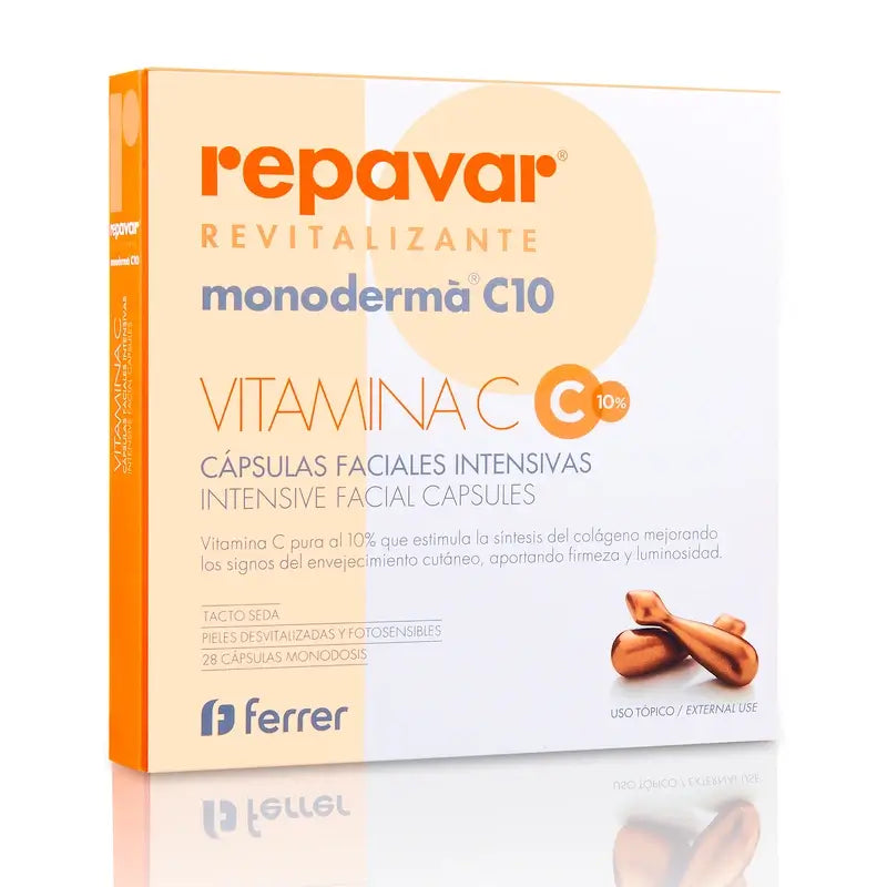 Repavar Revitalisierende Monoderma C10 28 Kapseln