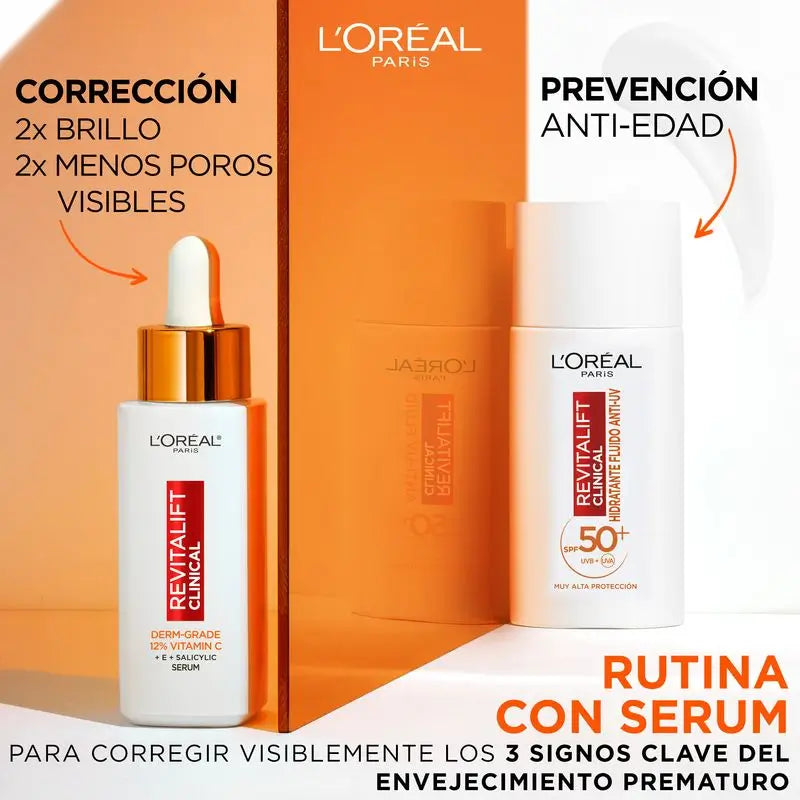 L'Oréal Paris Revitalift Clinical Anti-Uv Tägliches Feuchtigkeitsfluid mit Vitamin C