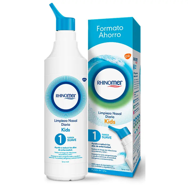 Rhinomer Nasenspray 100% Meerwasser Milde Stärke 1 XL Format, 180 ml