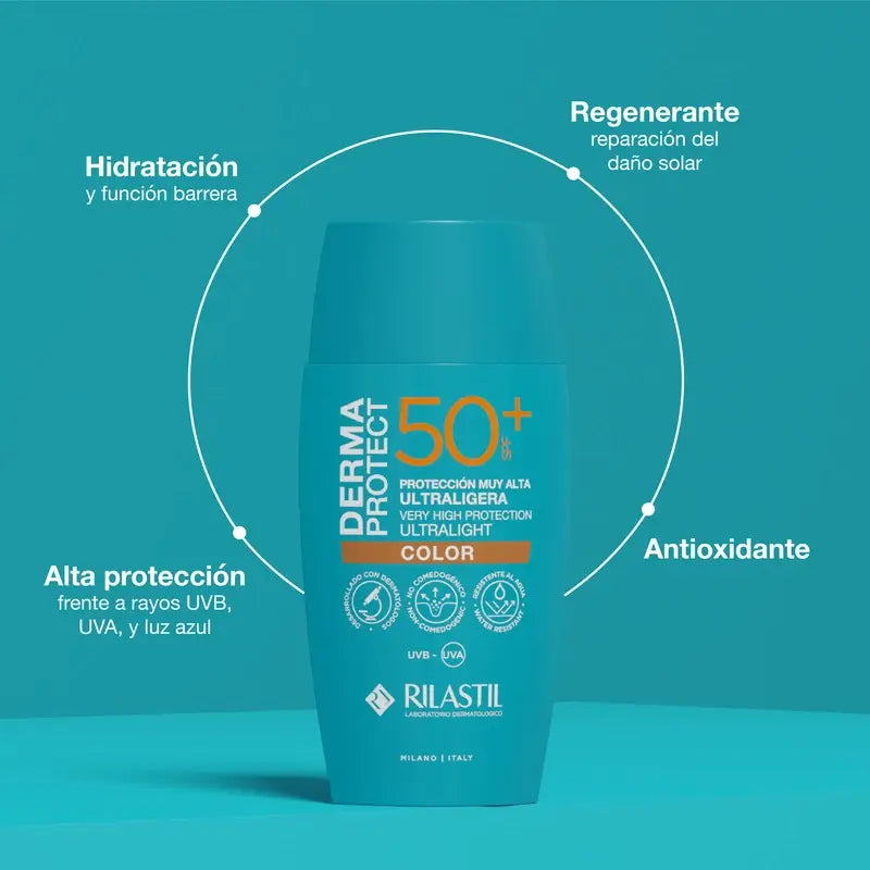 Rilastil Dermaprotect SPF 50+ Farbe, 50 ml