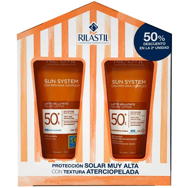 Rilastil Sun System 50 Milch Velluto , 2 x 200 ml