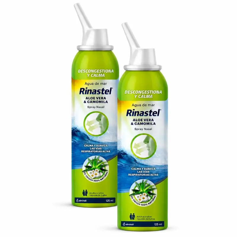 Rinastel Aloe V Kamille Nasenspray, 2X125 Ml