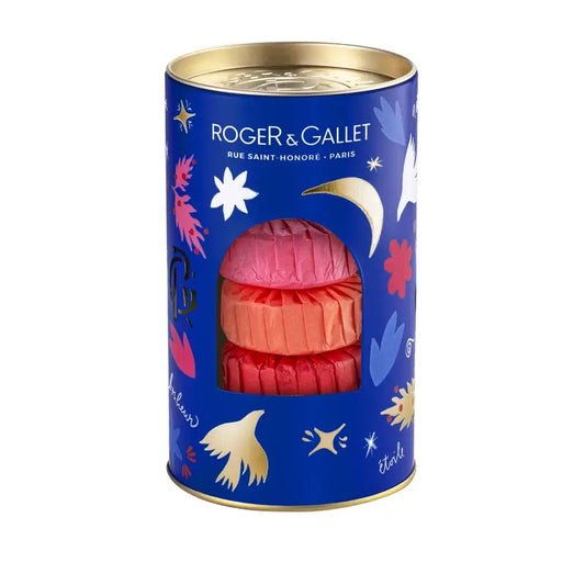 Roger & Gallet Wellness Seifenkiste: Fleur De Figuier - Gingembre Rouge - Rose, 3 Stück.