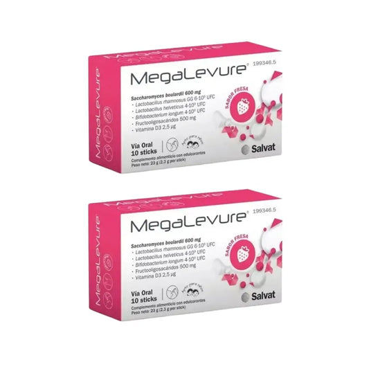 Salvat Megalevure Erdbeere, 2X10 Sticks