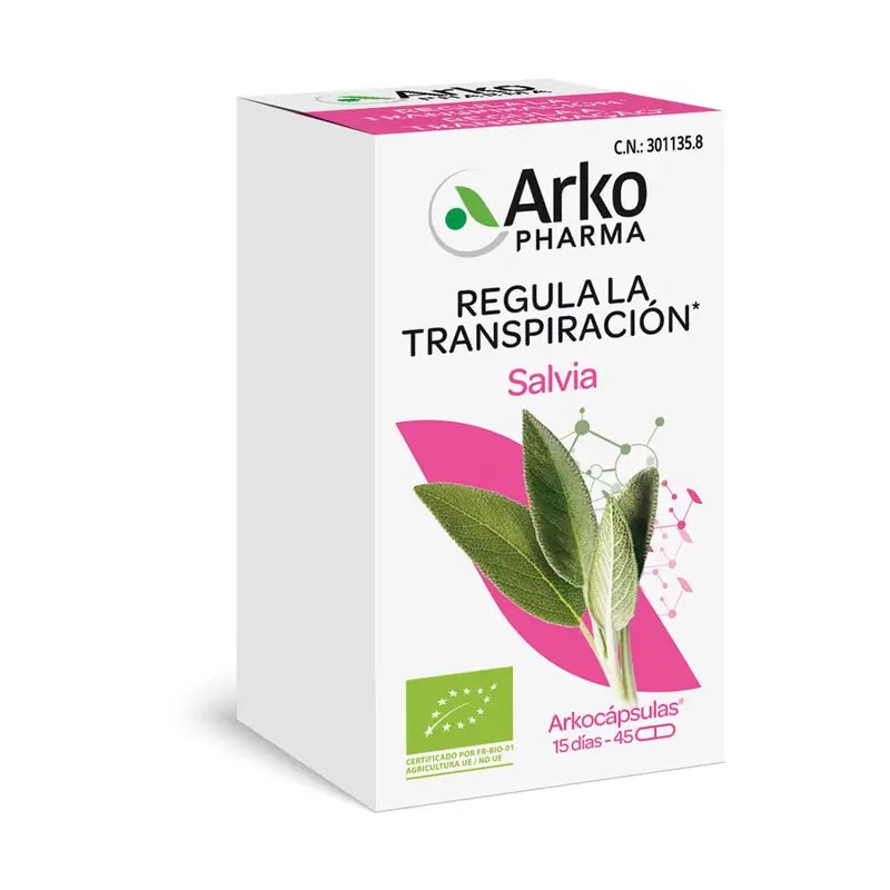 Arkopharma Arkocápsulas Salvia Bio, 48 capsules