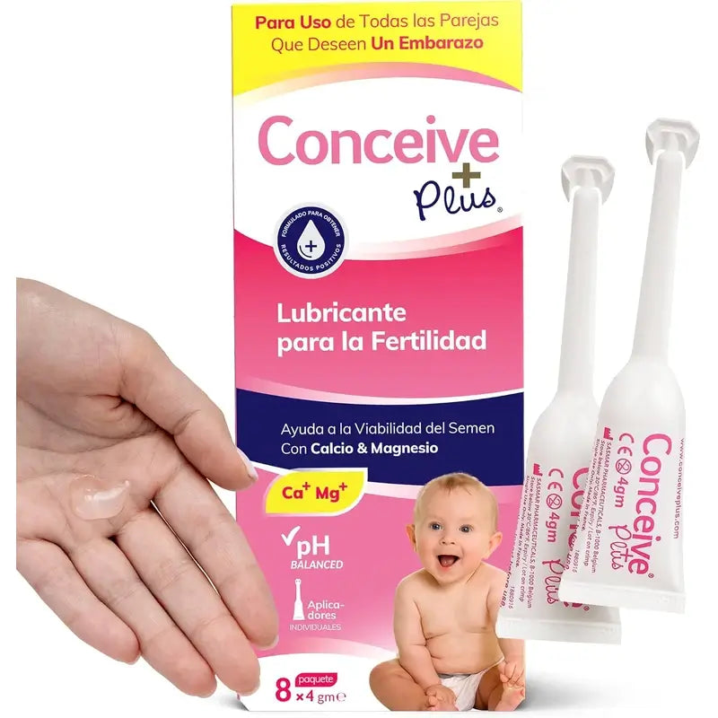 Sasmar Conceive Plus Gleitmittel, 8 Einzelspender-Applikatoren