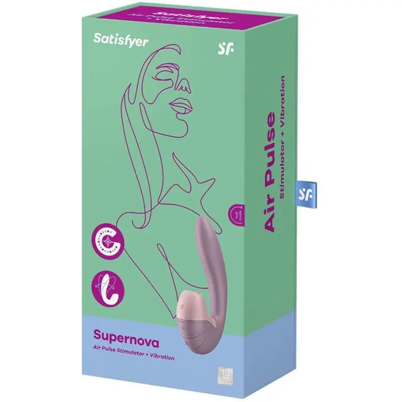 Satisfyer Air Pulse Supernova Stimulator & Vibrator - Rosa